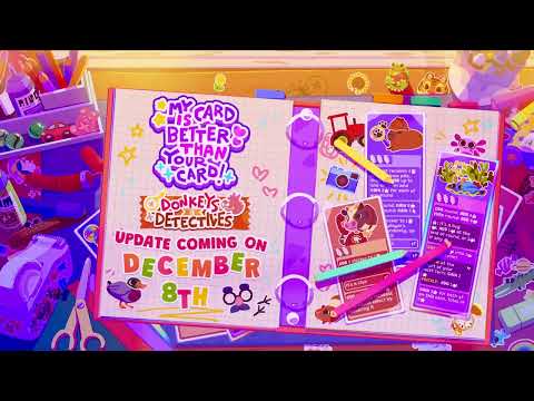 Donkeys & Detectives update coming on December 8th, 2025!
