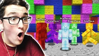 I FOUND ALL STEVES MINECRAFT SECRET HOME!