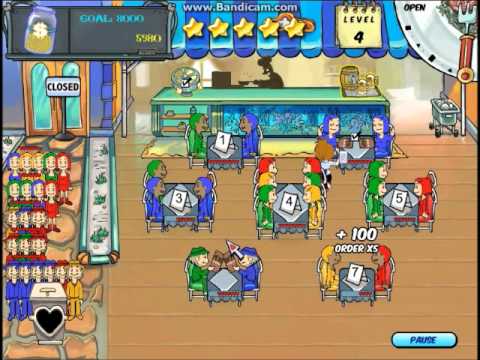 Diner Dash Level 3-4