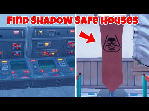 Find SHADOW Safe Houses All Locations Guide - Fortnite Challenge
