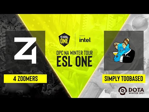 Dota2 - 4 Zoomers vs. Simply TooBased - Game 1 - DPC NA Winter Tour - ESL One