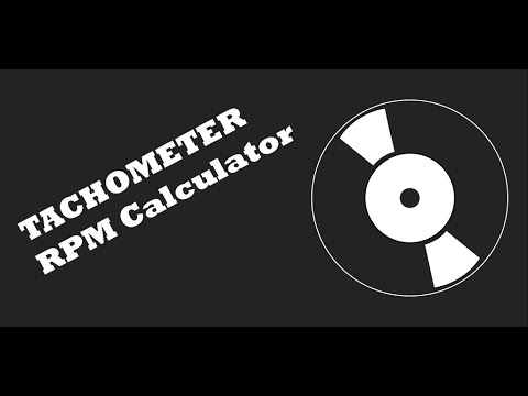 Tachometer - RPM measuring