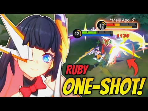 INSTANT KILL ENEMY BEFORE THEY CAN MOVE!🔥RUBY BEST BUILD 2023