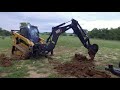 Cat® BH130 Backhoe Attachment at Work