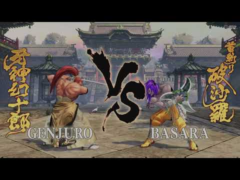 SAMURAI SHODOWN - Genjuro VS Basara