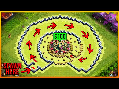 First to Reach to THE END Gets $100! - Clash of Clans Challenge