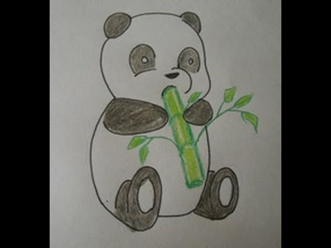 How to Draw a Cartoon Panda Baby: easy drawing step by step for kids —  Steemit