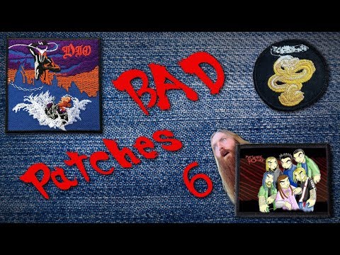 Terrible Band Patches 6 - Whitesnake, Death & Dio