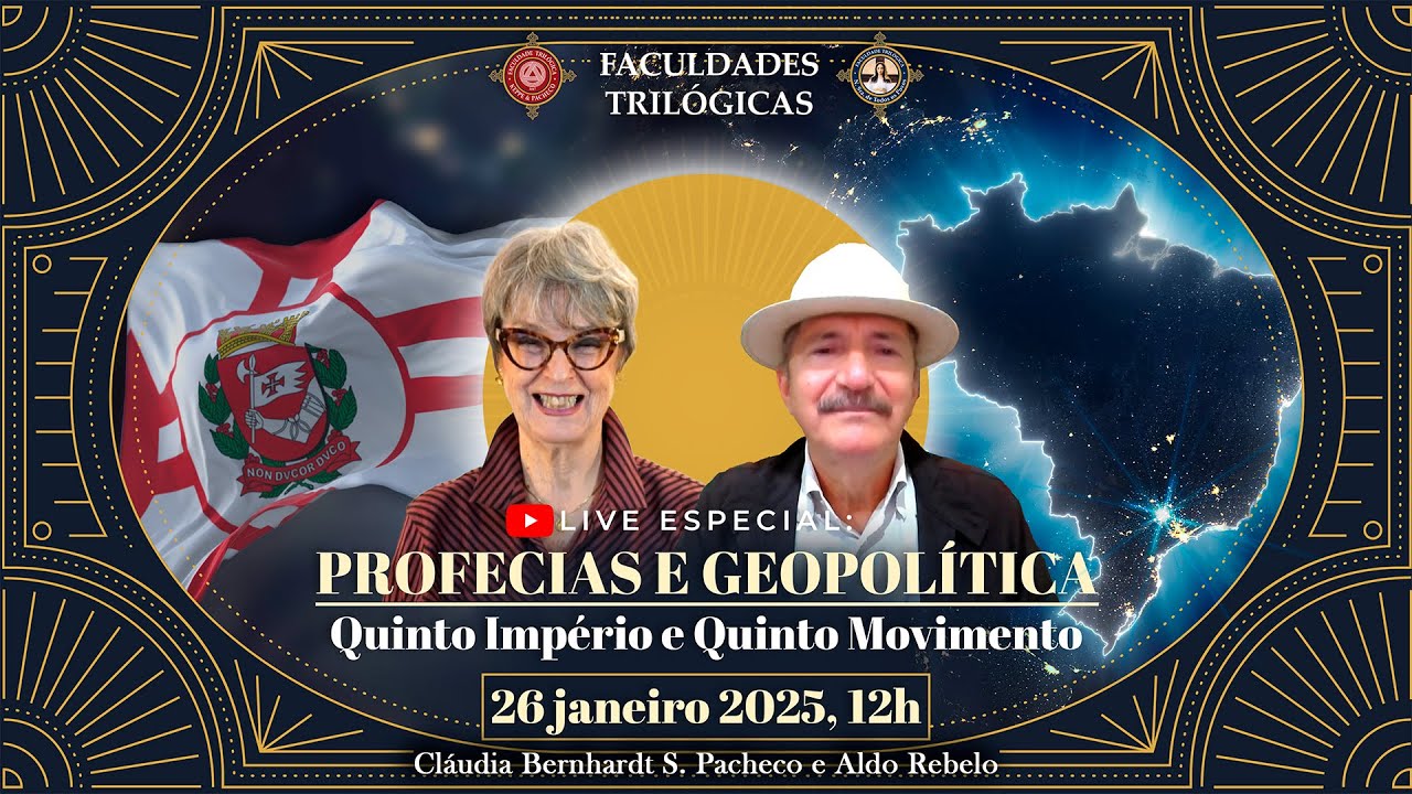 Profecias e GeopolÍtica - Quinto Império e Quinto Movimento (Dra. Cláudia Bernhardt e Aldo Rebelo)