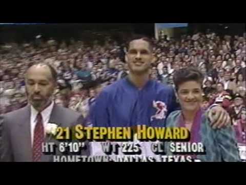 DePaul men's basketball Senior game introductions, Stephen Howard 1992 season