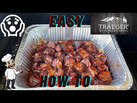 Poor mans burnt ends - Traeger Grill - smoke chuck...