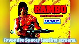My favourite loading screens for the Sinclair Zx Spectrum