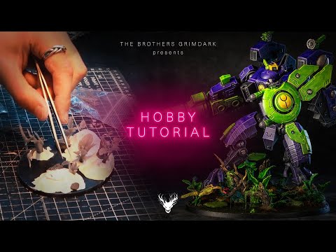 HOW TO Create and Paint Jungle Bases