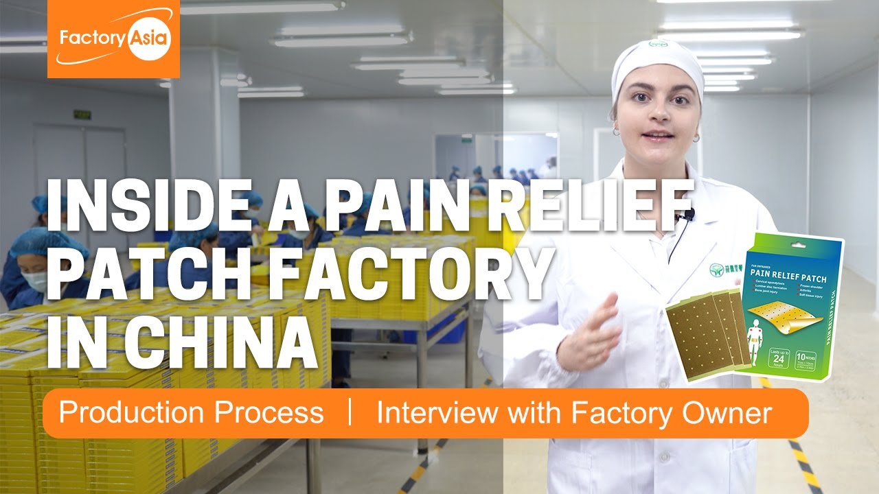 Inside a Pain Relief Patch Factory in China | How Herbal Heat Plasters Are Made in China