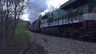 Norfolk & Western J Class # 611 steam locomotive - Morganton, NC - 4/10/2016