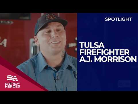 Off-Duty Tulsa Firefighter Saves Unconscious Man from Burning Building