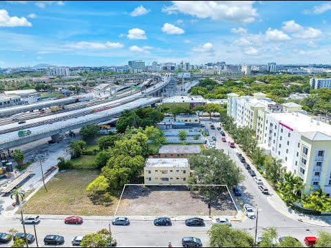 Lote vago à venda em Miami em uma zona de oportunidade 1448 NW 2nd Ave
