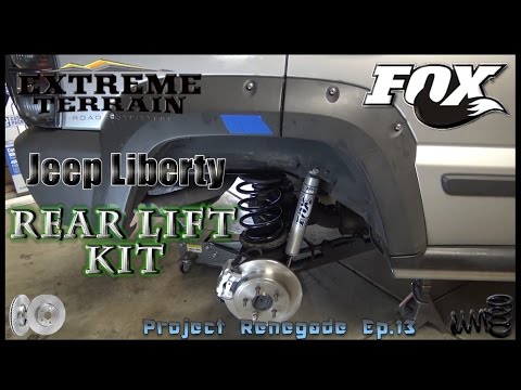 Jeep Liberty Rear Lift Kit with New Brakes & Suspension, Project Renegade Ep.13
