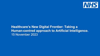 Healthcare’s New Digital Frontier: Taking a Human-centred approach to 