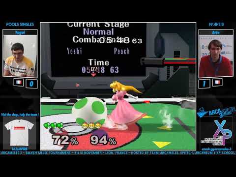 ▼ARCAMELEE 3 - POOLS SINGLES -  Yogui (Yoshi) VS Arte (Peach)