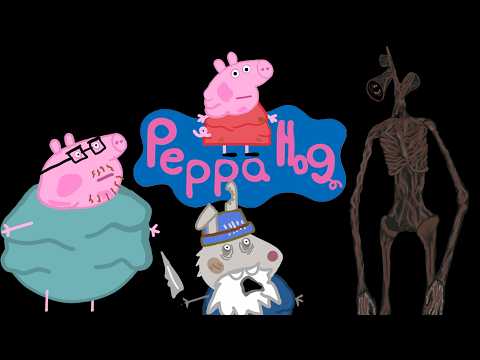 Siren Head Attacks Peppa Pig SCARY Camping Trip NIGHTMARE
