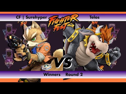 Flynn's Arcade Fighter Fest 5 Winners Round 2 - CF | Surehyper VS Telos Super Smash Bros Ult 2023