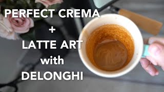 Perfect crema : Espresso extraction with bottomless portafilter (Rosetta + Winged Tulip)