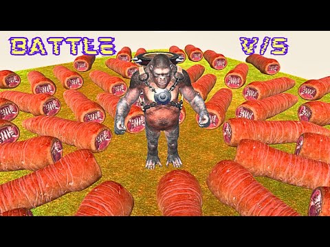 Goro The Giant VS Blade Worm | Animal Revolt Battle Simulator| ARBS