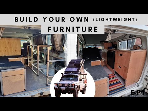 DIY Expedition vehicle (Troopy) build. Build your own lightweight furniture! EP2