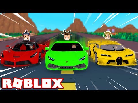 Youtuber Supercar Race Roblox Vehicle Simulator - roblox vehicle simulator arrest