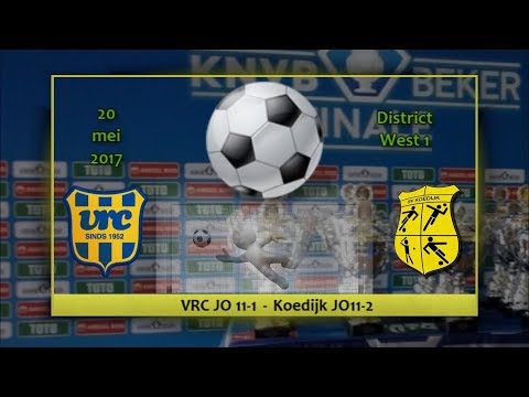 The Cup Final (De Beker Finale)  VRC JO11-1 -  Koedijk JO11-2 (20-05-2017)