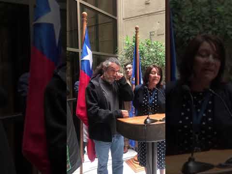 Condecoración de la Cámara de Diputados de Chile a Tom Araya