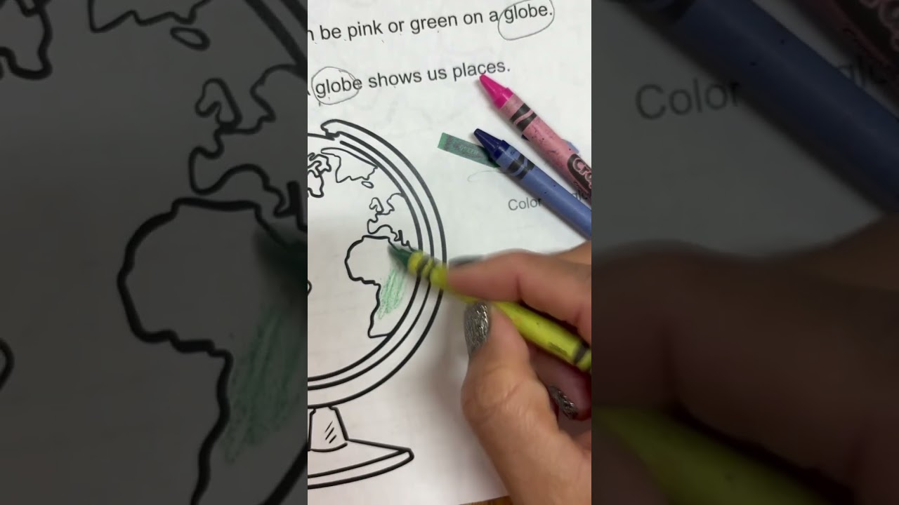 Globes and maps worksheet