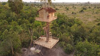 How To Build 16m Unique Tree-House In Jungle Ancient Skills