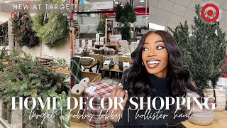 VLOG | HOME DECOR SHOP WITH ME | TARGET + HOBBY LOBBY | HOLLISTER HAUL | 2023