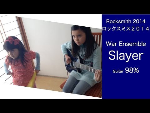 ROCKSMITH Audrey (11) Plays Guitar - War Ensemble - Slayer 98% ロックスミス