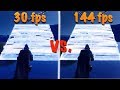 Trying out 30 FPS vs. 144 FPS Trying out 30 FPS vs. 144 FPS