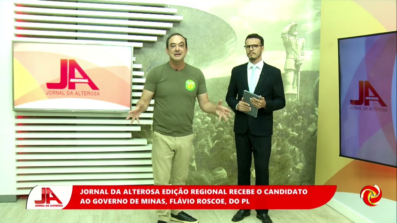 JA recebe o candidato ao governo de MInas, Flávio Roscoe, do PL