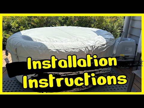 Bestway - LAY-Z-SPA Tahiti - Installation Instructions - Bunnings $499