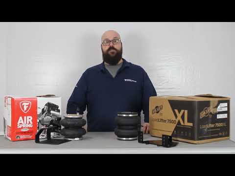 Firestone Red Label Air Bags vs. Airlift 7500 XL