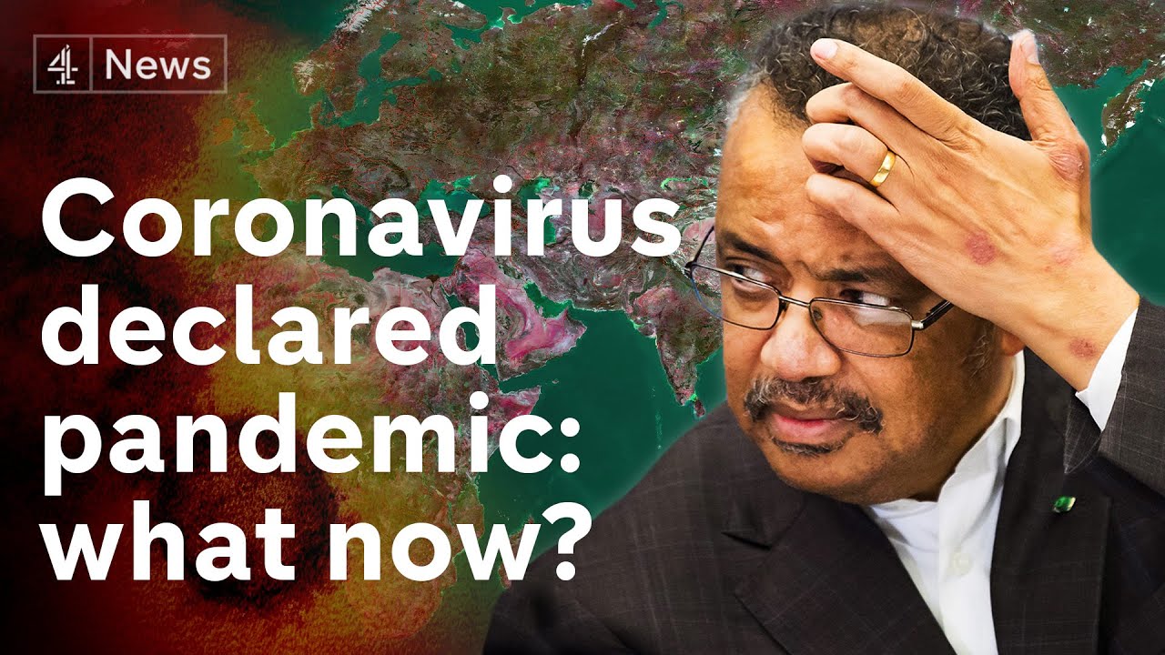 W.H.O declares coronavirus 'pandemic' - as UK sees highest daily rise in cases