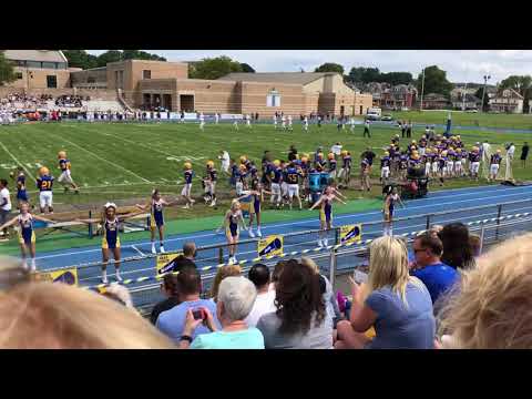 Hail to the Warriors (with cheerleaders)