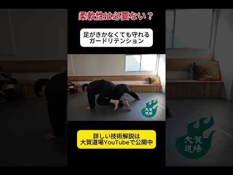 柔軟性は必要ない？足が効かなくても守れるガードリテンション｜ブラジリアン柔術