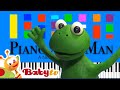 BabyTV Little Green Frog Slow EASY Medium 4K Piano Tutorial