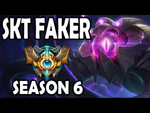 SKT T1 Faker Velkoz vs Syndra MID Ranked Challenger Korea