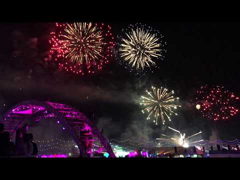 EDC Las Vegas 2016 Electric Sky FIREWORKS Show Over LVMS Sunday Day 3