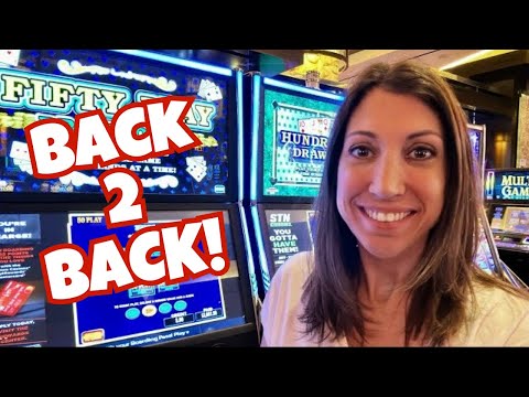 Back 2 Back ACES on 100 Play Video Poker at Red Rock Casino Las Vegas #videopoker #vegas - YouTube
