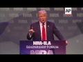 National Rifle Association Endorses Trump
