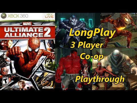Marvel Ultimate Alliance 2 - Longplay 3 Player Co-op Full Game Walkthrough (No Commentary)