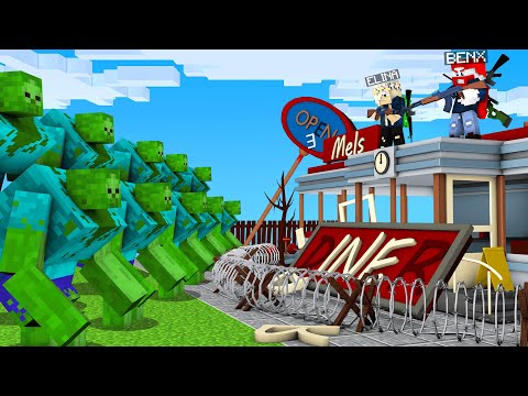 MUTANTEN ZOMBIES vs. UNSERE BASE! - Minecraft